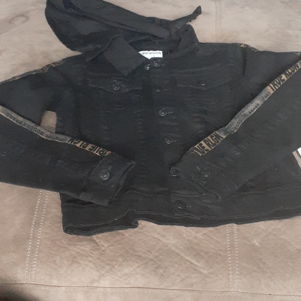 True religion  Jean jacket.  Boys size 7